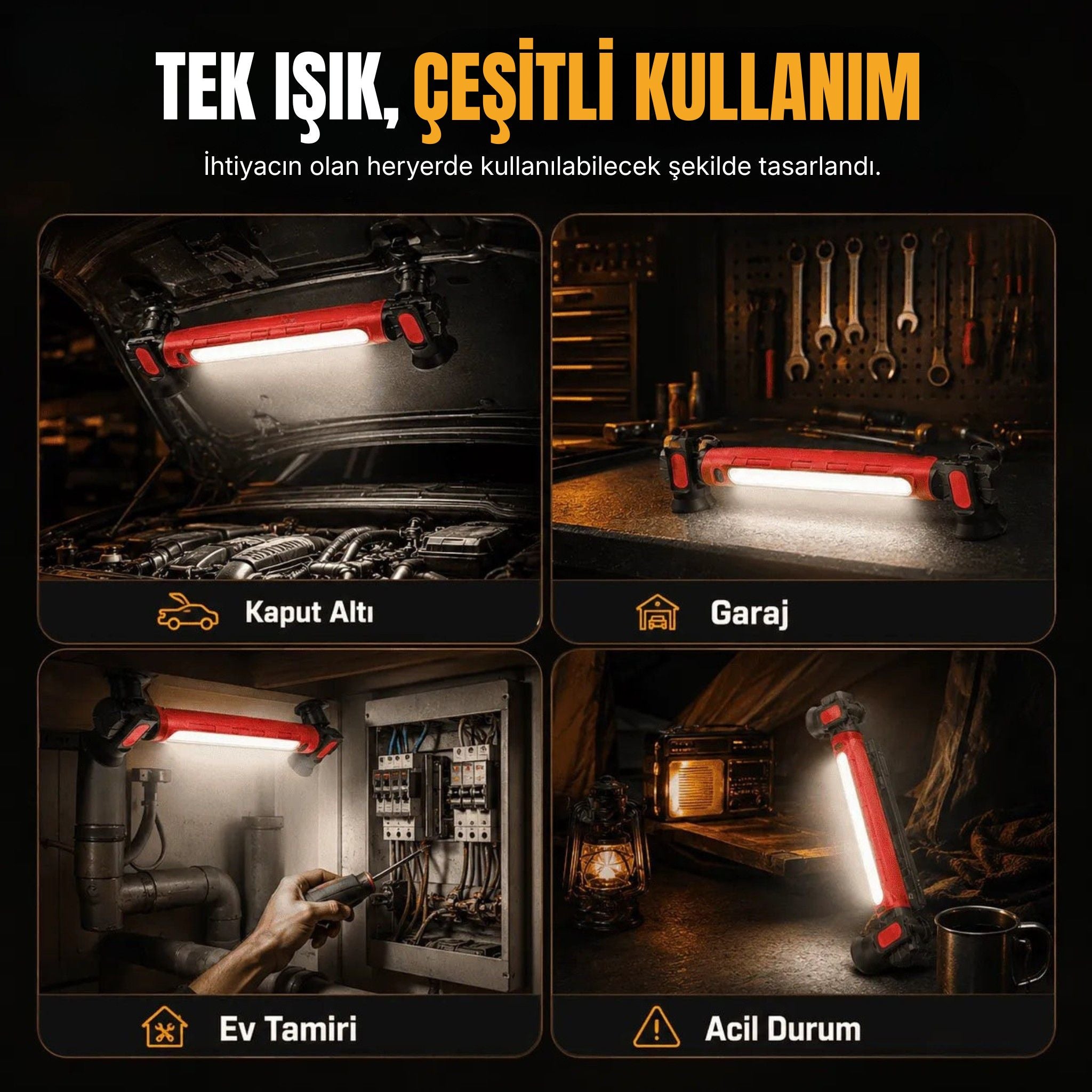 MagnoGaraj Pro Aydınlatma Çubuğu